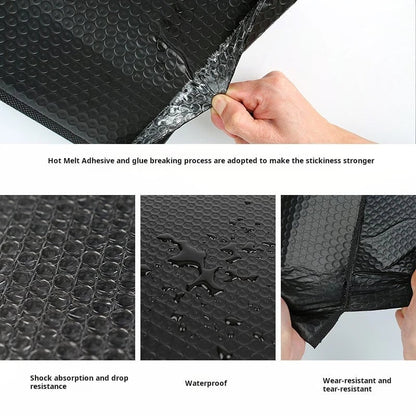 Black Bubble Envelope Bags Self-Sealing Multiple Sizes Shipping