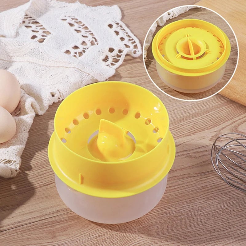 Large Clear Egg White Yolk Separator - Professional Baking Tool