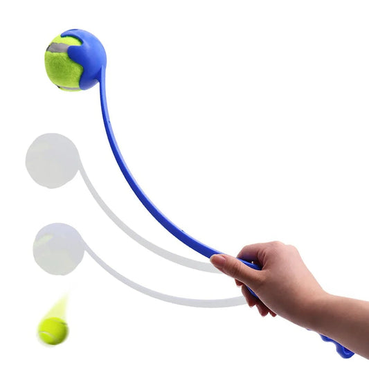 Pet Ball Launcher Stick - Hands-Free Dog Ball Thrower & Retriever