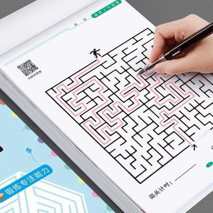 Children Concentration Maze Training Book - Thinking Development Toy