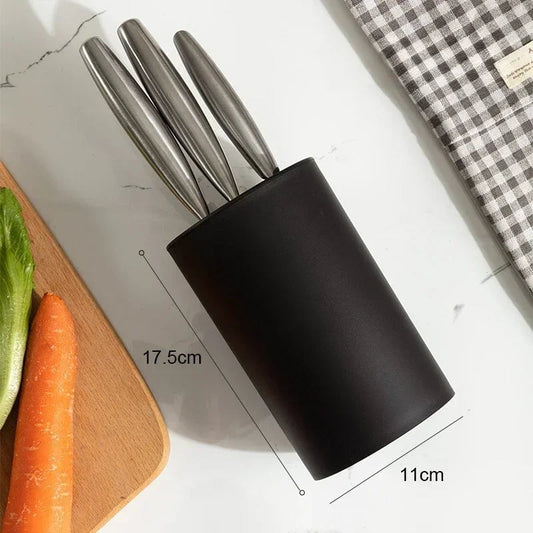 Universal Kitchen Knife Block Stand - Multi-Tool Storage Organizer