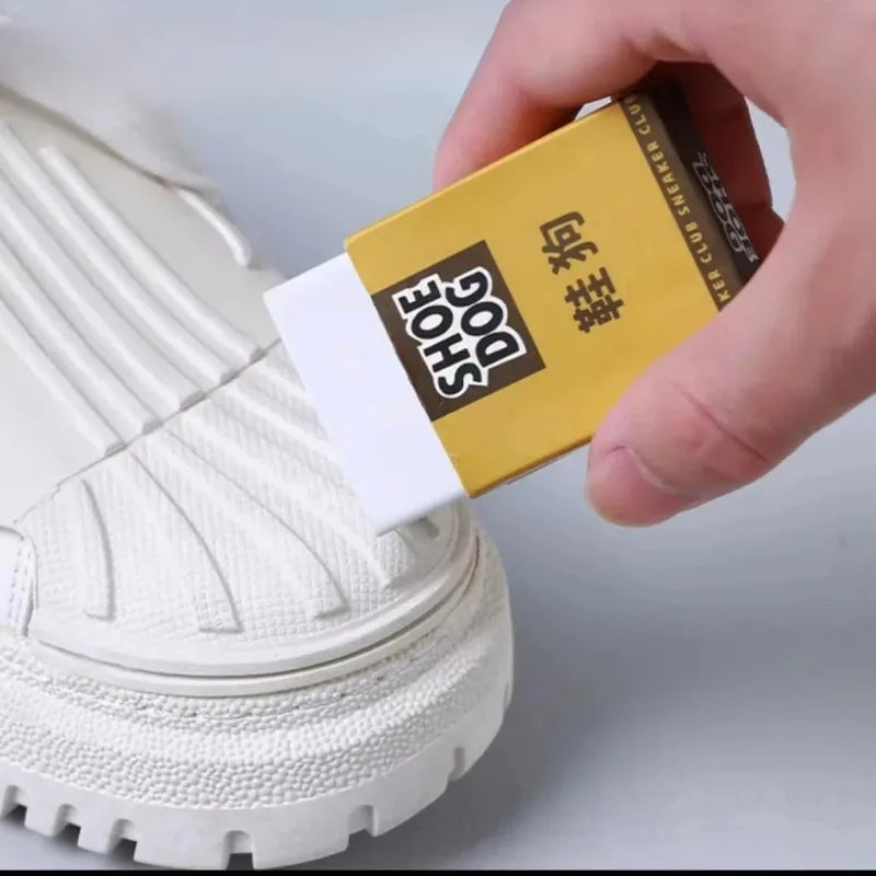 Waterless Shoe Cleaning Eraser - Stain Removal & Conditioning Brush