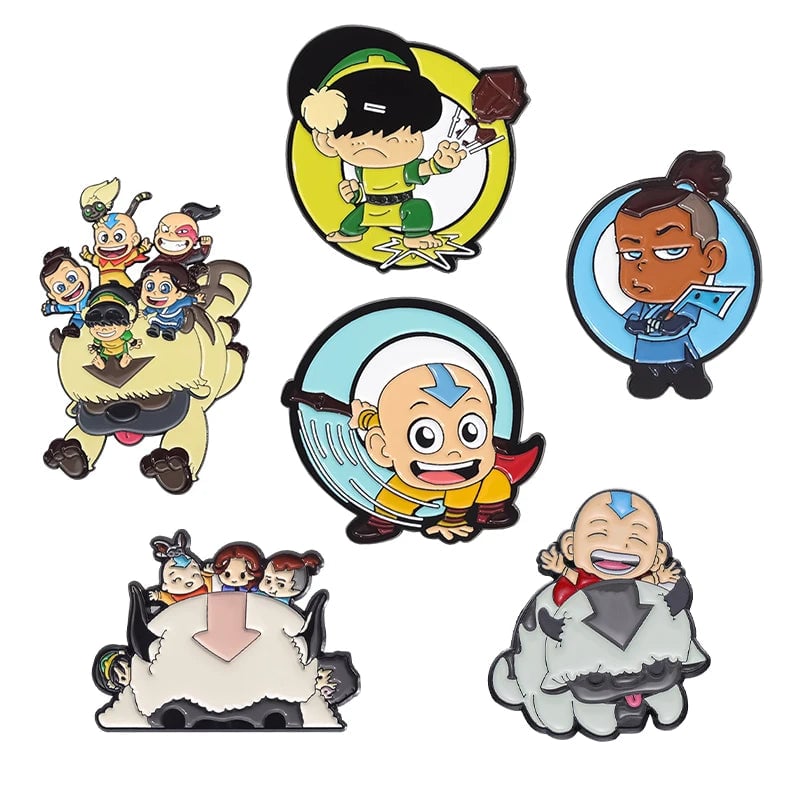 Custom Cartoon Anime Enamel Pins - Cute Character Lapel Badge Set