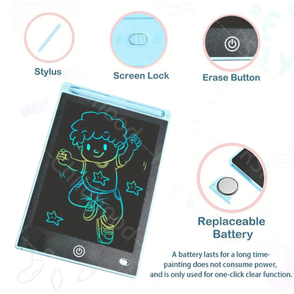 8.5" LCD Writing Tablet - Digital Drawing Pad for Kids 3-8 Years