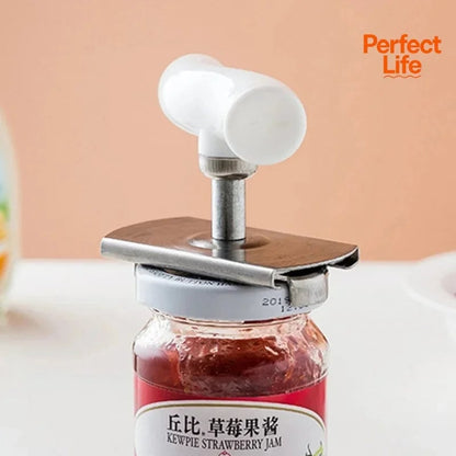 Adjustable Rotating Stainless Steel Can & Bottle Opener Tool