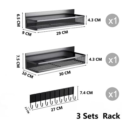 Magnetic Spice Rack Refrigerator Storage Organizer Kitchen Shelf