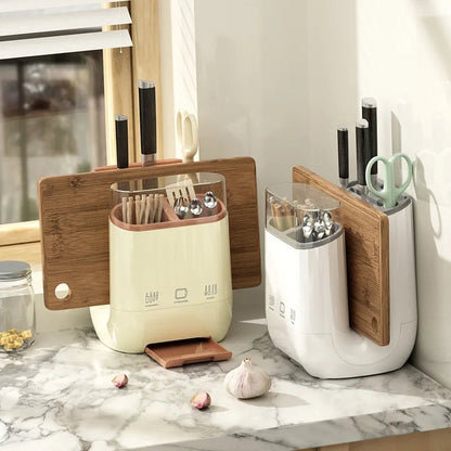Multi-Function Kitchen Organizer - Knife Holder, Cutting Board Rack