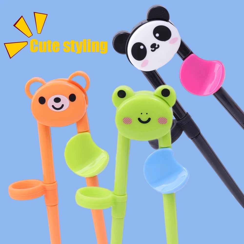 Training Chopsticks for Kids - Cartoon Animal Design Learning Aid
