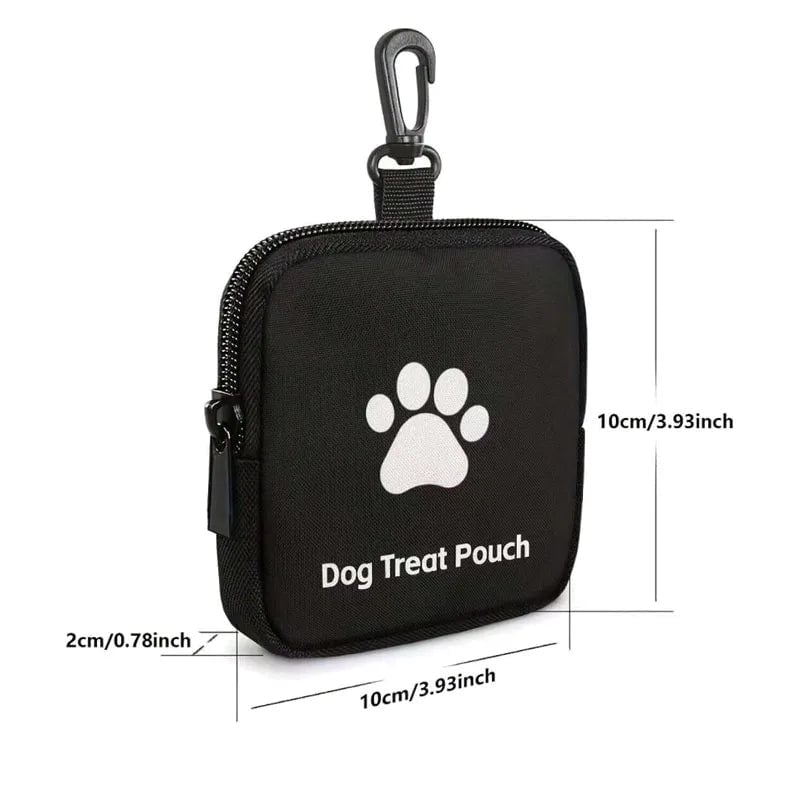 Portable Dog Treat Training Bag with Food Pocket & Reward Supplies