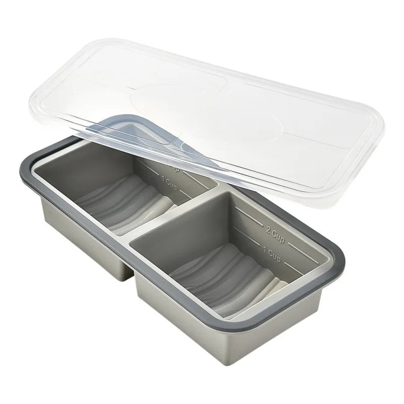 Multi-Cavity Silicone Ice Cream Mold - Giant Popsicle Freezer Tray
