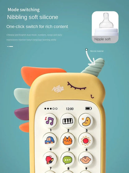 Musical Baby Phone Teether Toy - Educational Sound Telephone Infant