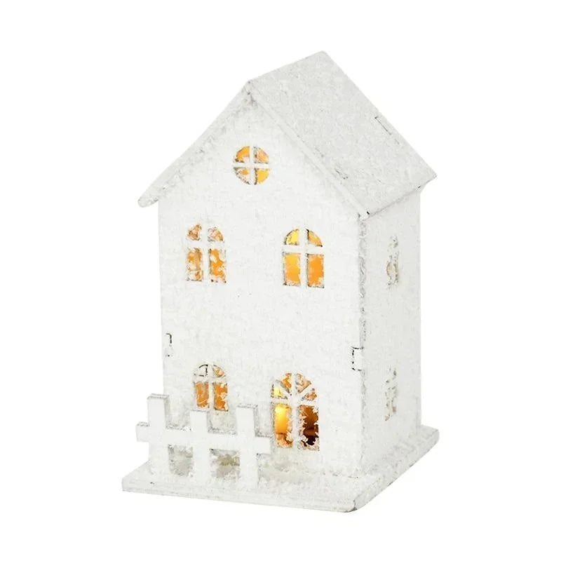LED Snowflake Christmas Lights - Shining Holiday Decorations Small House