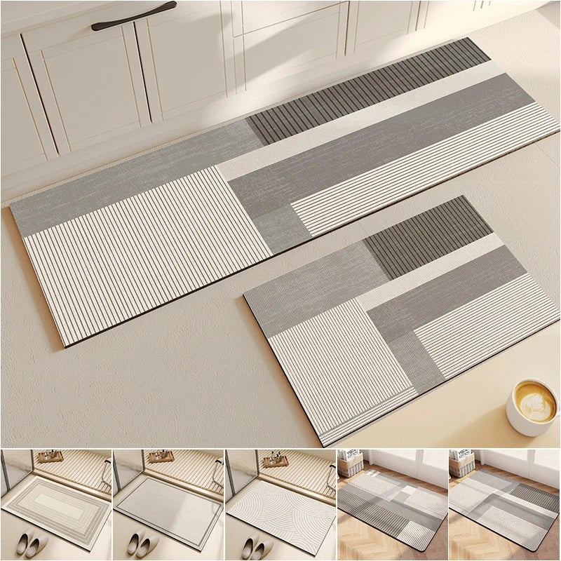 Anti-Slip Water Absorbing Kitchen Floor Mat - Multi-Functional Rug