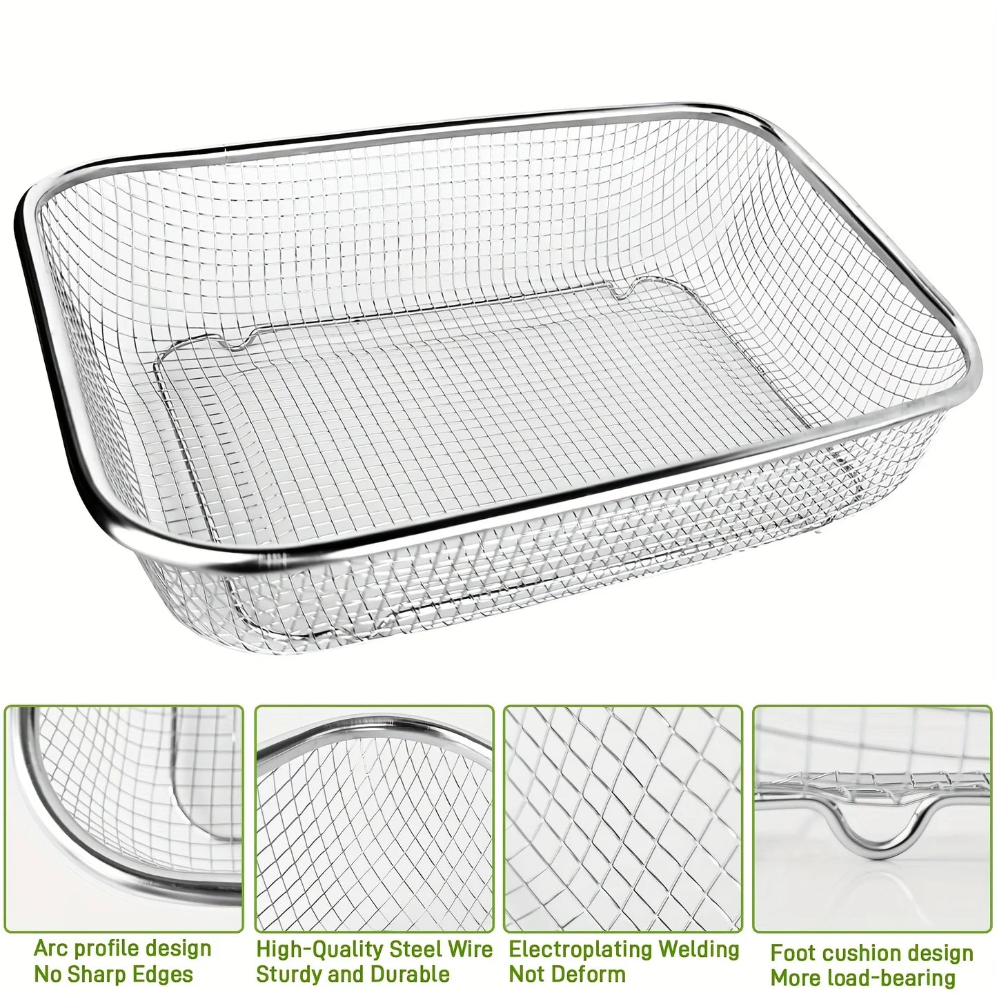 Stainless Steel Soil Sieve Mesh - Garden Rock Filter Compost Sand