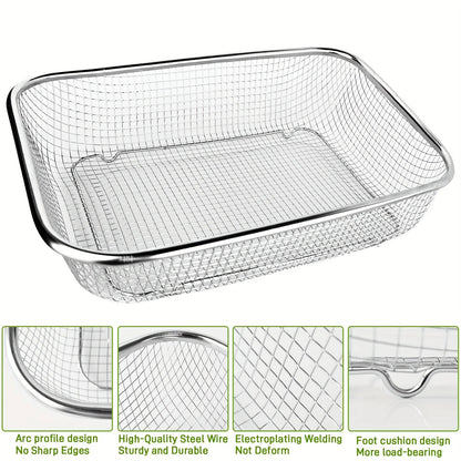Stainless Steel Soil Sieve Mesh - Garden Rock Filter Compost Sand