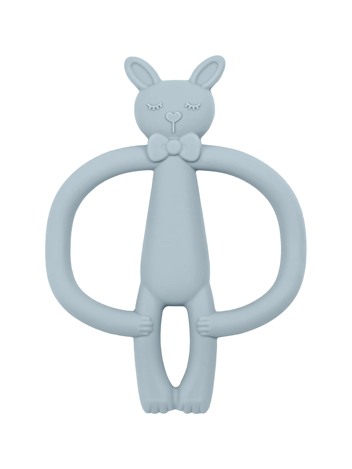 Silicone Rabbit Teether Toy - Baby Nursing Chewing Relief
