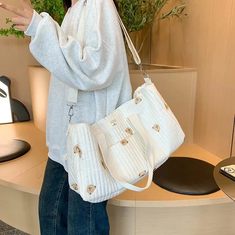 Large Multi-functional Diaper Bag Travel Tote - High Capacity Mommy Bag