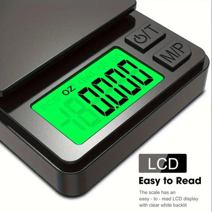 Digital Pocket Scale 1000g x 0.1g - Precision Jewelry Food Travel