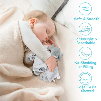 Custom Embroidered Baby Safety Doll - Personalized Animal Design