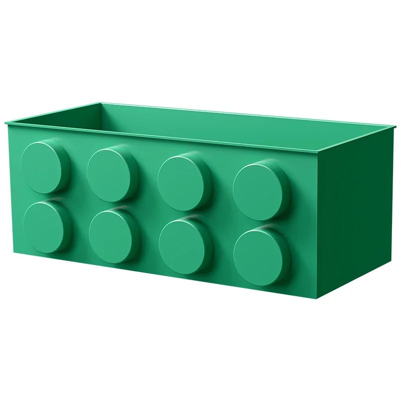 Magnetic Building Block Refrigerator Storage Rack Wall Mount
