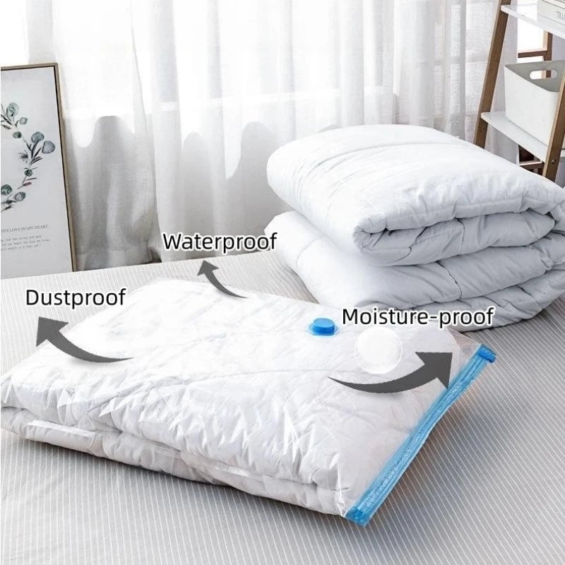 Large Vacuum Storage Bags 3-5PCS Compression Travel Space Saver Set