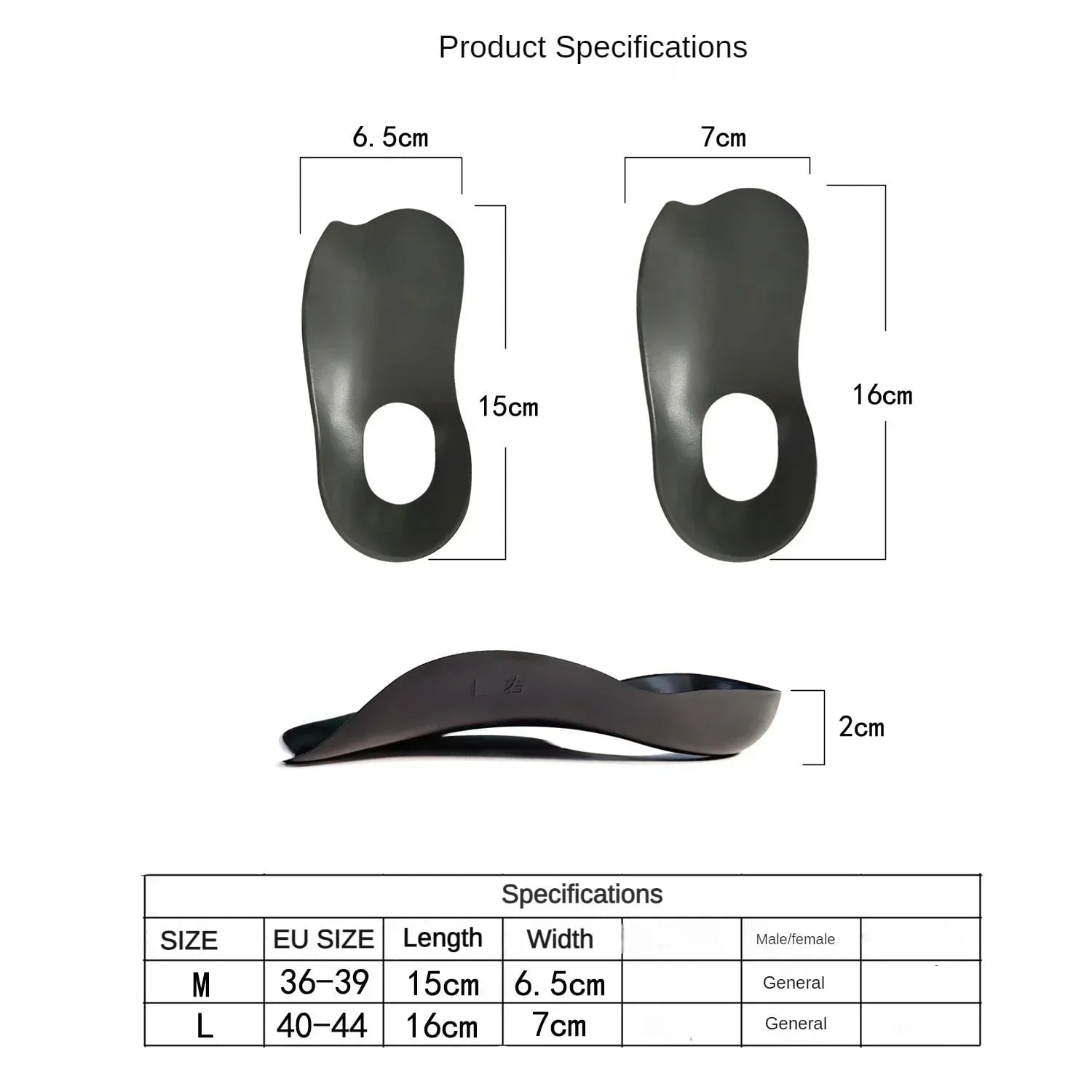 Orthotic Arch Support Insoles for Flat Feet O-Legs Plantar Fasciitis