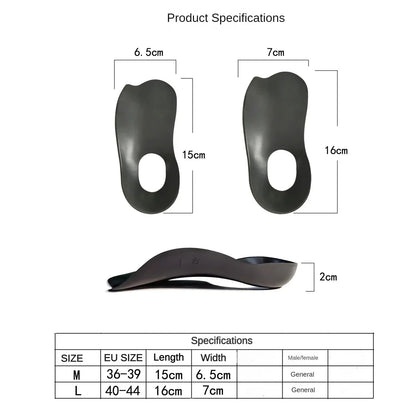 Orthotic Arch Support Insoles for Flat Feet O-Legs Plantar Fasciitis