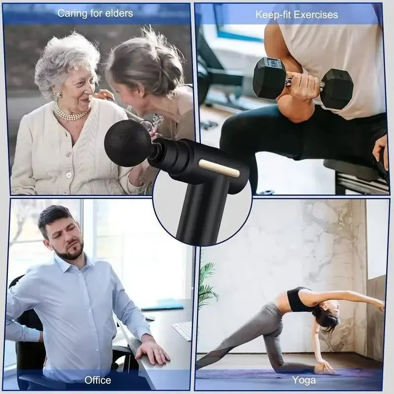 Professional Grade Electric Fascia Gun Muscle Massage Vibration Gun