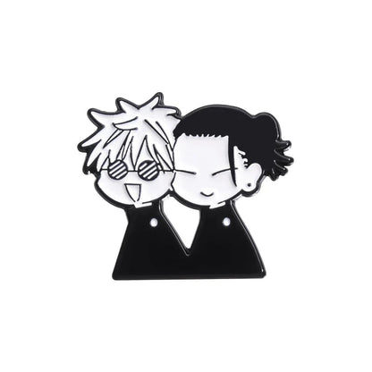 Custom Anime Enamel Pins Q Version Character Lapel Badges Brooches