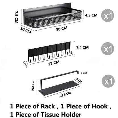 Magnetic Spice Rack Refrigerator Storage Organizer Kitchen Shelf