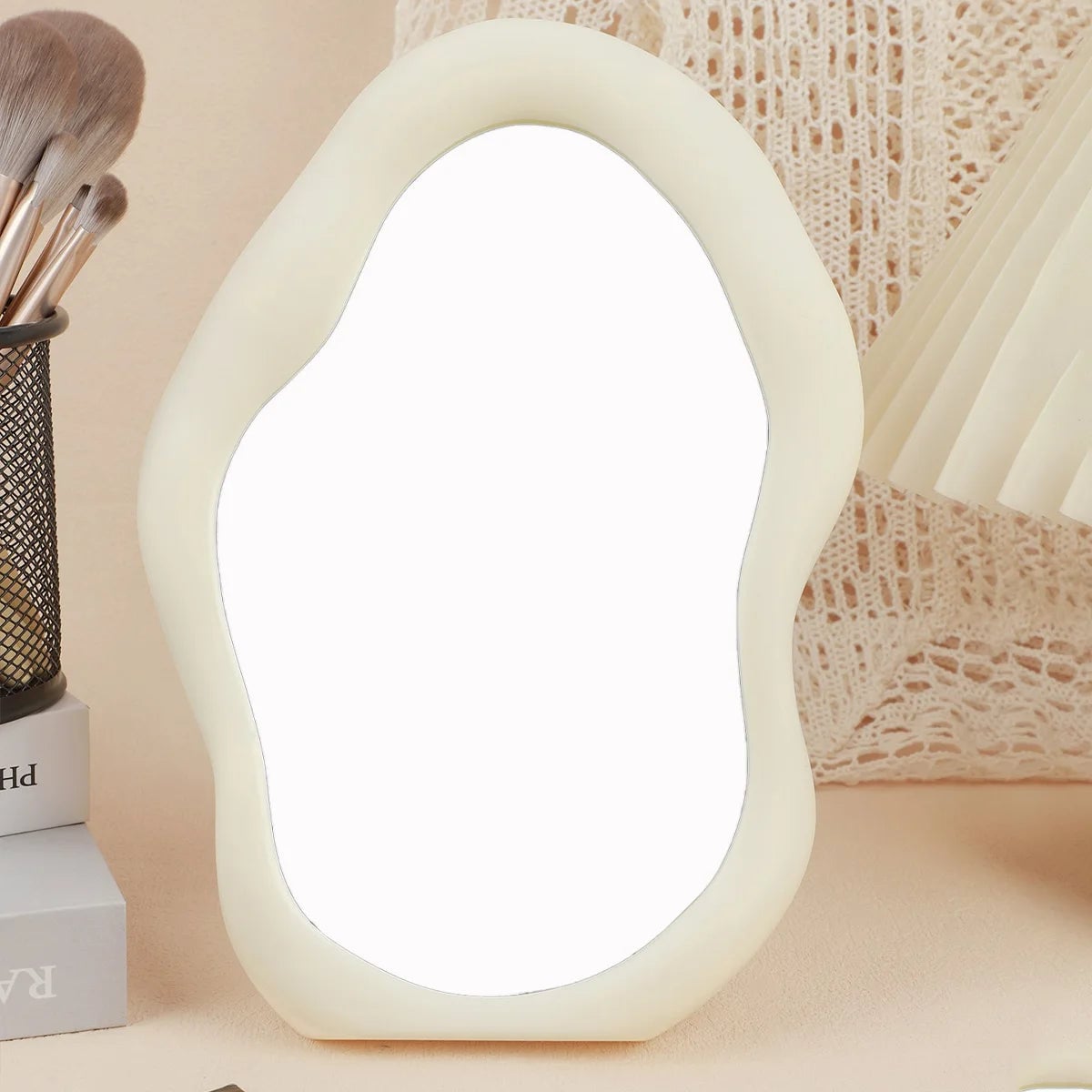 Tabletop Makeup Mirror - Adjustable Vanity Mirror for Bedroom Decor
