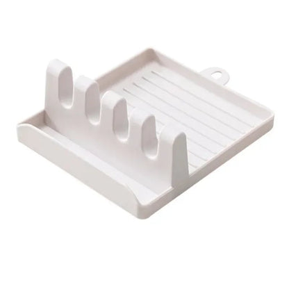 Multi-Purpose Kitchen Organizer - Spoon Rest, Fork & Spatula Rack