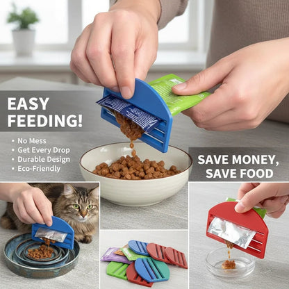 Cat Food Bag Sealer Clip - Reusable Fresh-Keeping Clamp Pet Dry Food