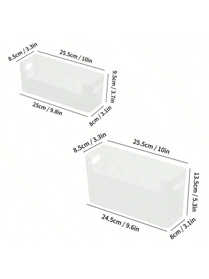Wall Mount Cabinet Door Storage Box with Cling Film Hooks Bathroom