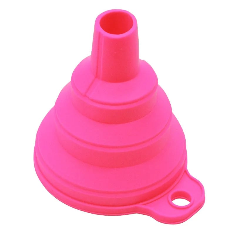 Mini Foldable Silicone Funnel - Collapsible Portable Kitchen Tool