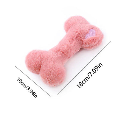 Durable Non-Toxic Squeaky Bone Dog Chew Toy - Interactive Pet Toy