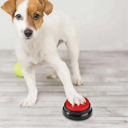 Recordable Dog Talking Button Toy - Voice Training Communication Device