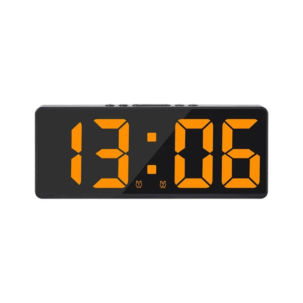 LED Digital Alarm Clock with Temperature Display & Backlight