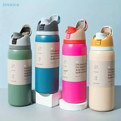 Stainless Steel Vacuum Insulated Sports Water Bottle 500ml Thermal