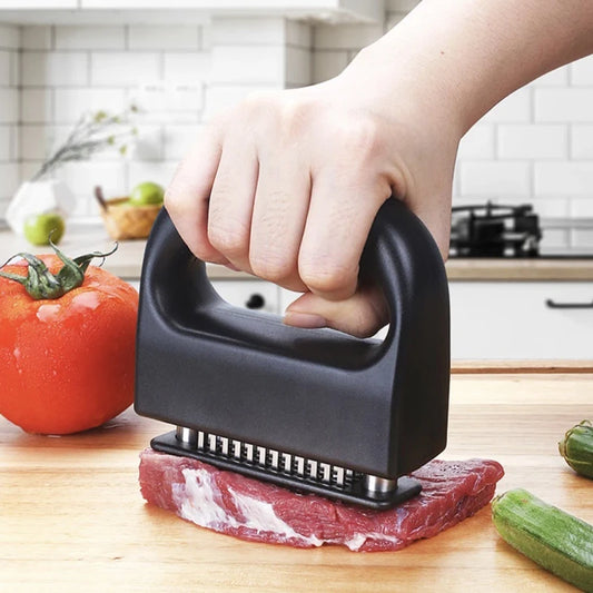 48-Pin Stainless Steel Meat Tenderizer - Professional BBQ Tool