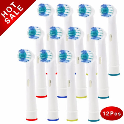 12x Oral-B Compatible Replacement Brush Heads - Multi-Model Fit