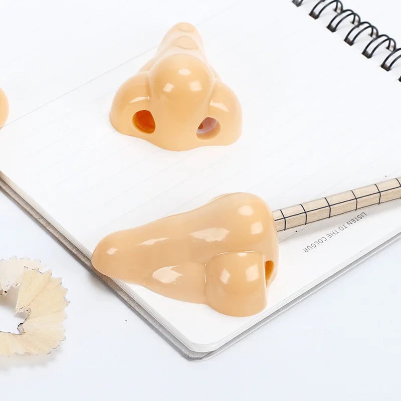 Nose-Shaped Pencil Sharpeners 1-12pcs Creative School Supply Set