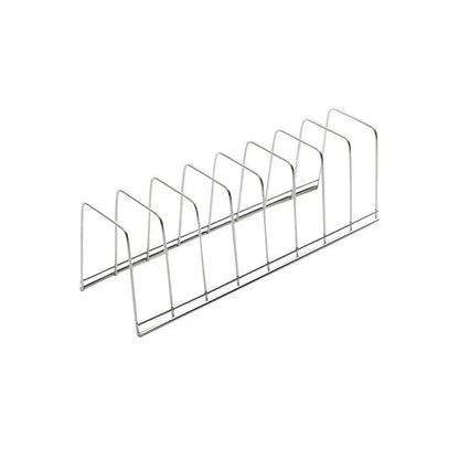 Stainless Steel Dish Draining Rack - Space Saving Plates Storage