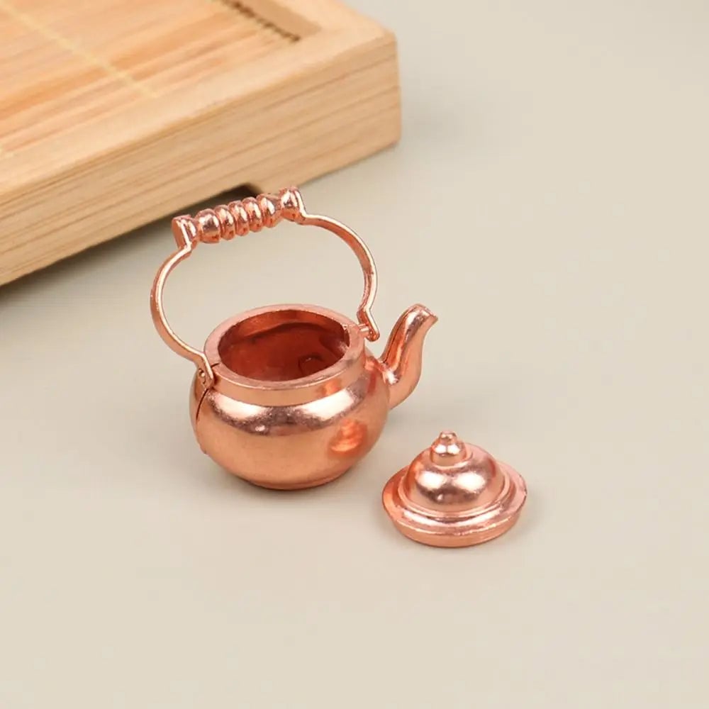 1:12 Scale Miniature Kitchen Kettle & Cookware Set Dollhouse Utensils