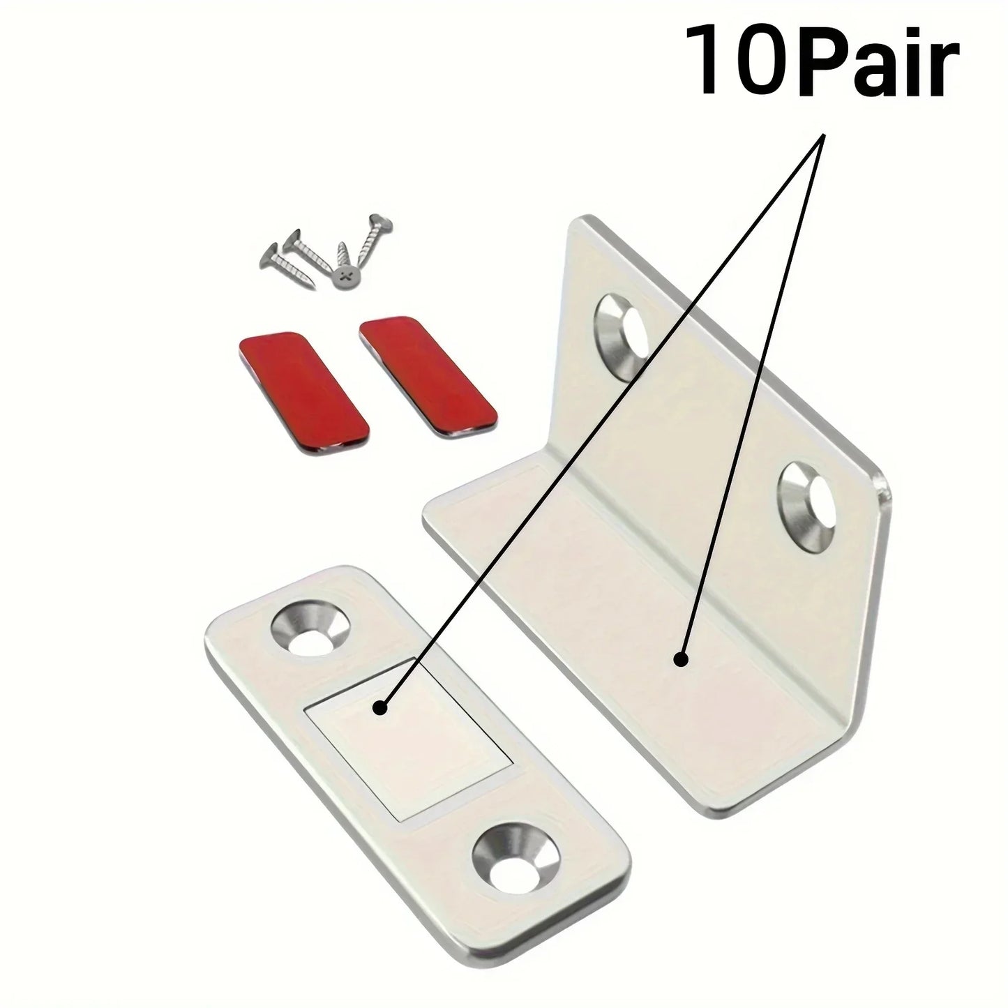 Magnetic Door Catch Latch - Invisible Strong Adhesion Drill-Free