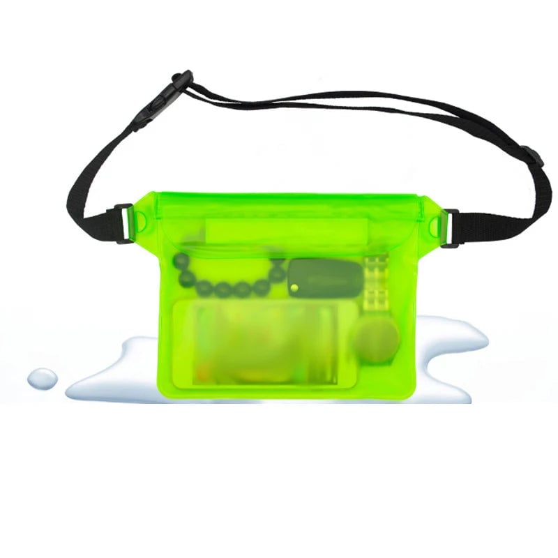 Waterproof Swimming Dry Bag - Phone Case Shoulder Waist Pack Beach