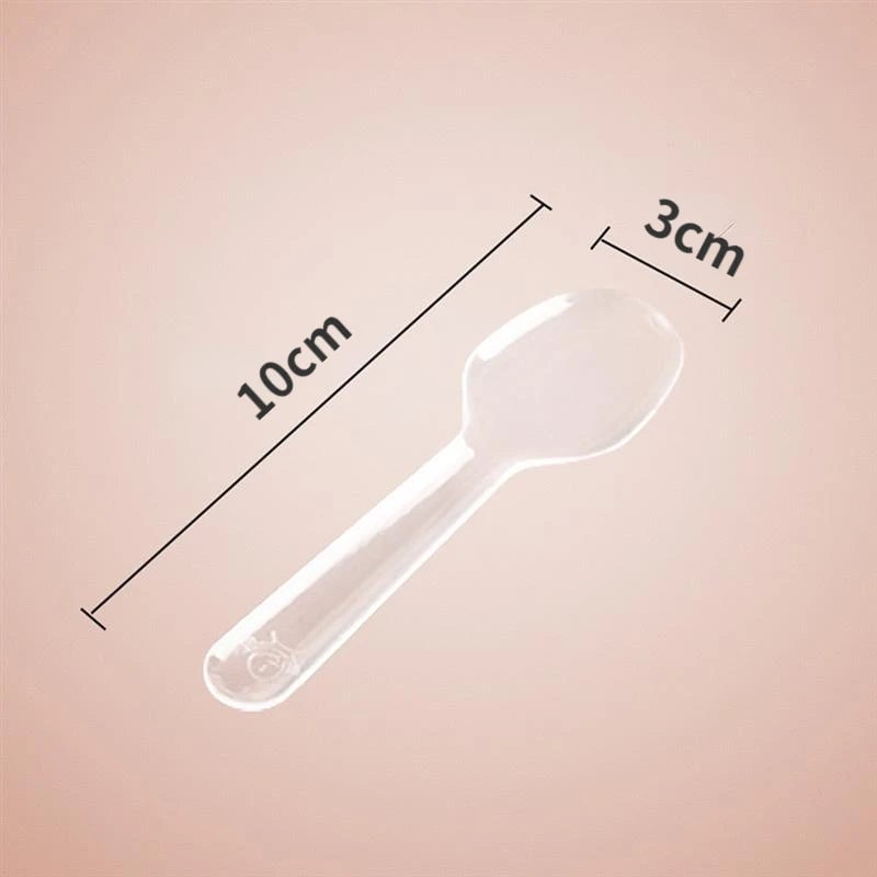 Mini Wooden Ice Cream Spoons 100/500pcs Disposable Dessert Scoops