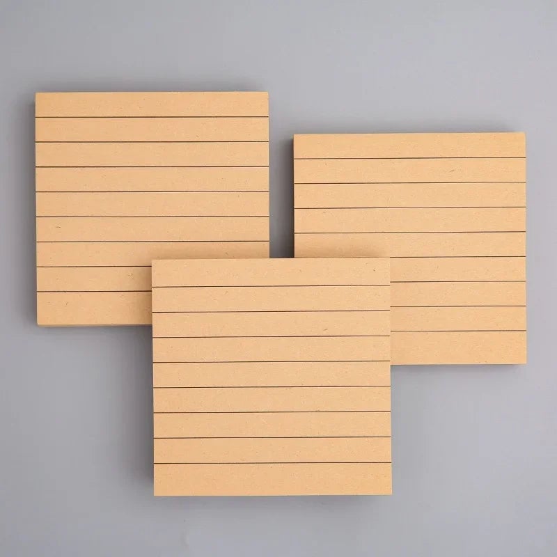 80-Sheet Sticky Notes Set - Office Bookmark Planning Stickers
