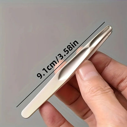 Premium Round Head Tweezers - Precision Eyebrow & Facial Hair Removal