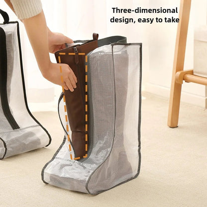 Portable Boot Storage Bag Dust Cover for Tall Short Boots Travel
